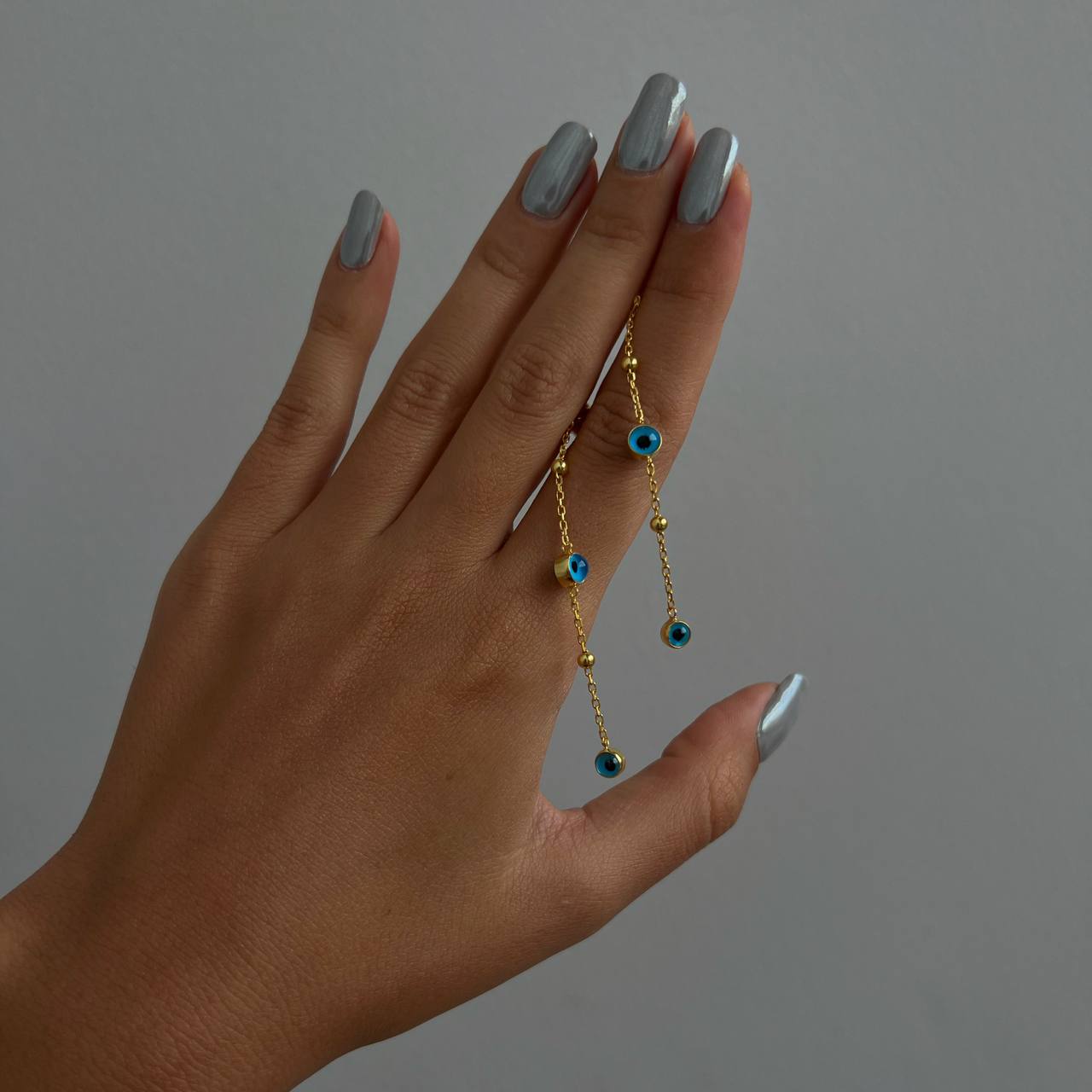 BULLET NAZAAR EARRING | SILVER GOLD PLATED