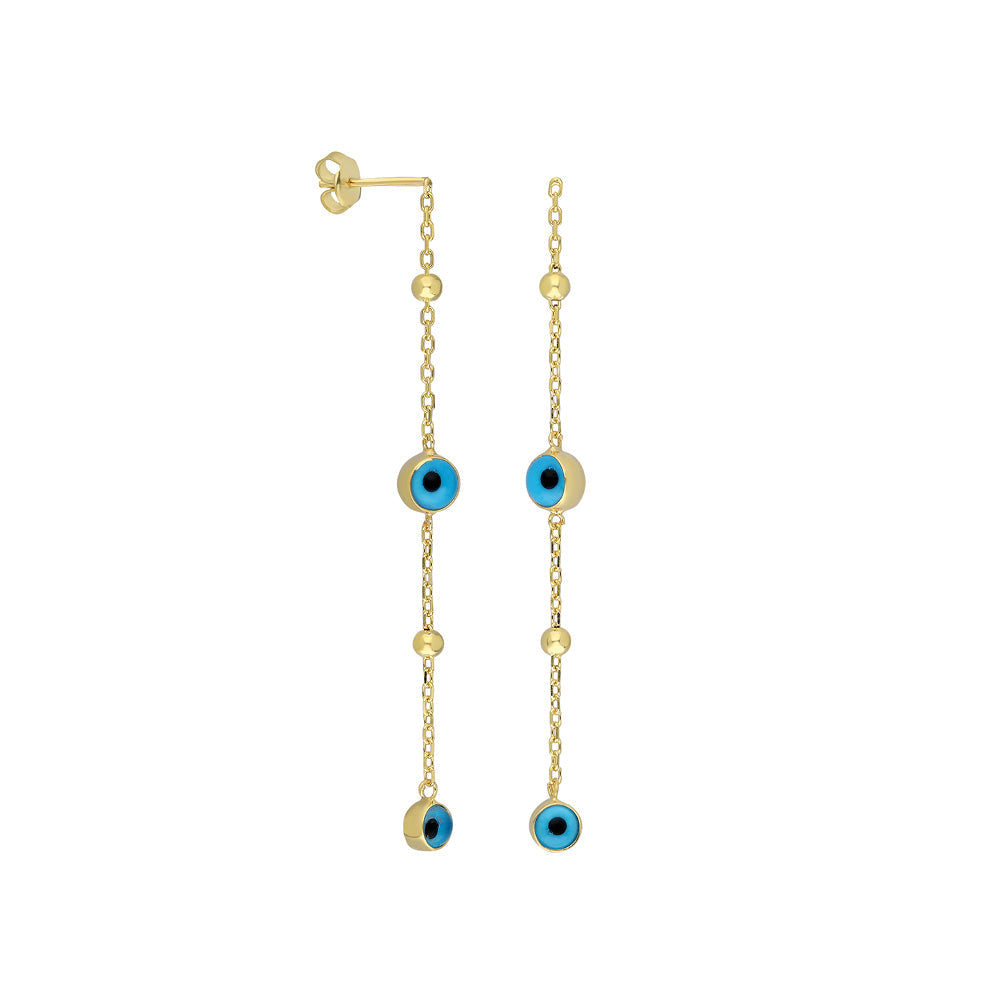 BULLET NAZAAR EARRING | SILVER GOLD PLATED