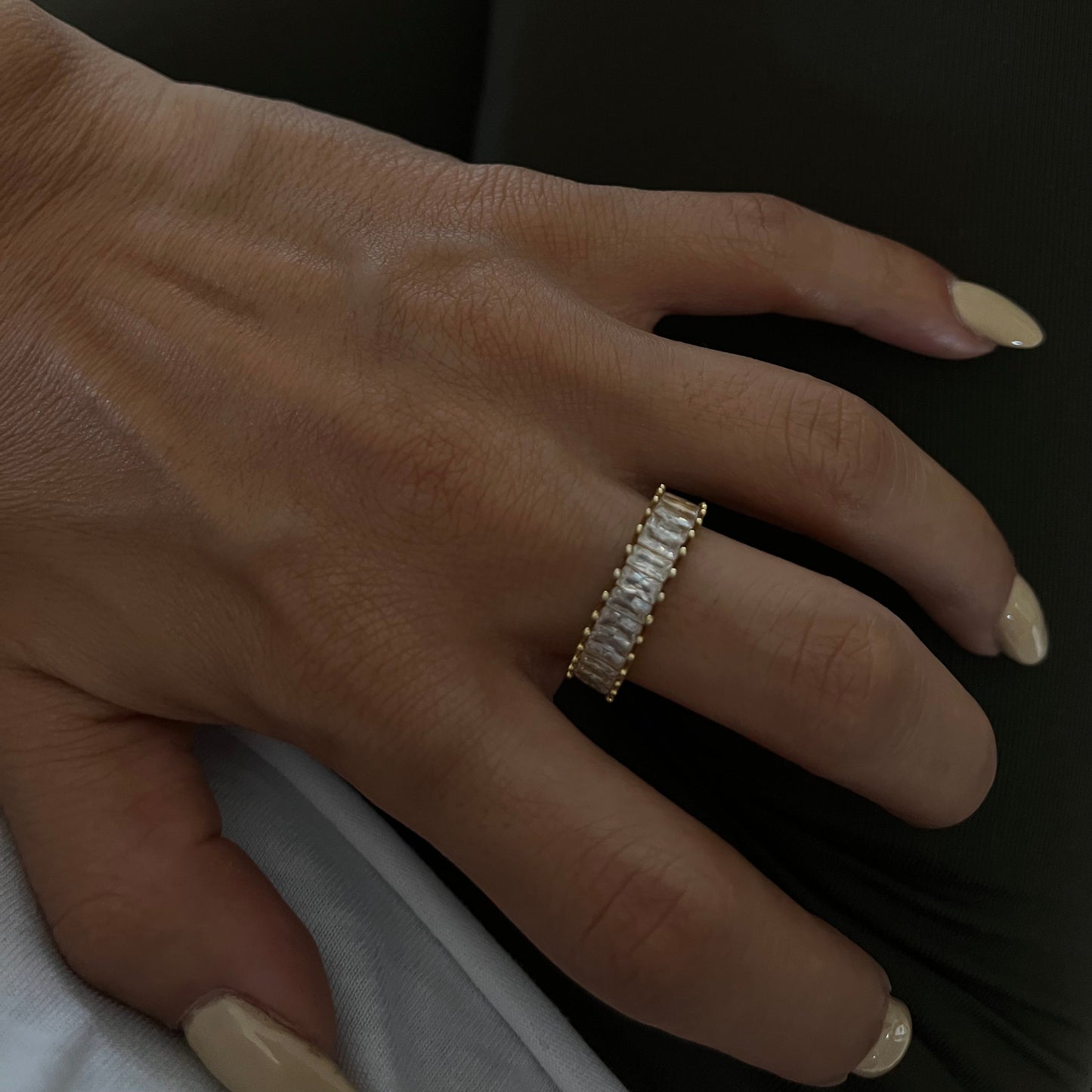 Baguette Stones Ring (6985171304493)