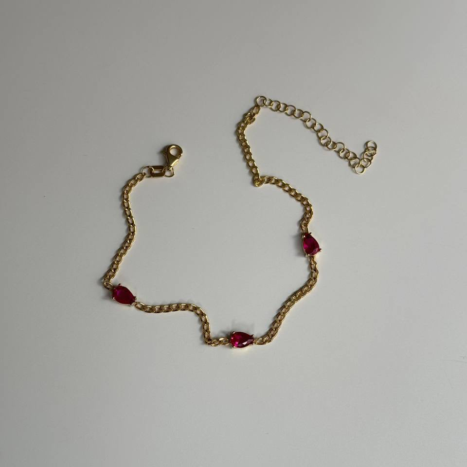 DAMLA GURMET BRACELET | 925 SILVER GOLD PLATED