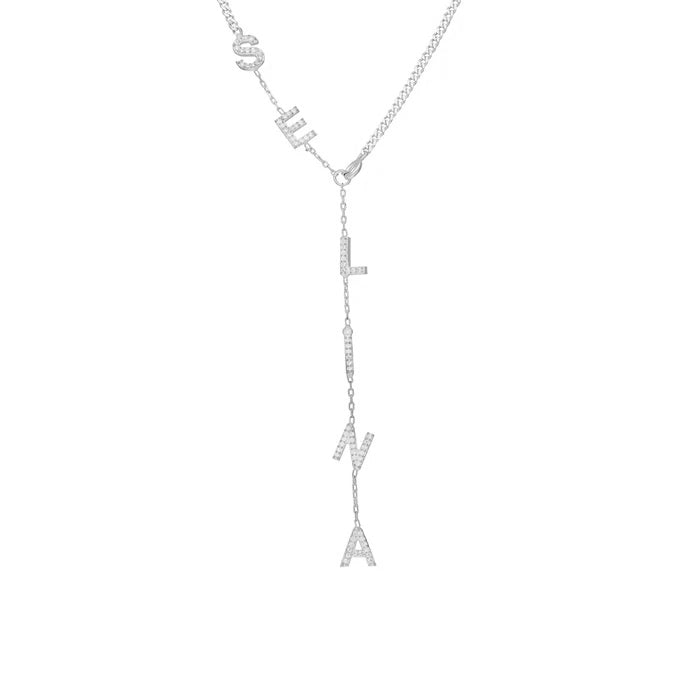 ZIRCON STONE NAMED SUMMER NECKLACE 2 | 925 SILVER 18 GOLD PLATED