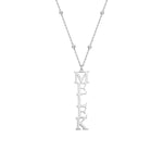 VİNTAGE DİKEY İSİM KOLYE