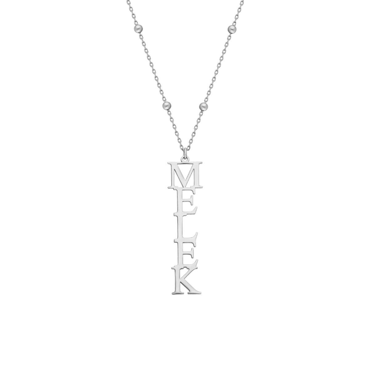 VİNTAGE DİKEY İSİM KOLYE