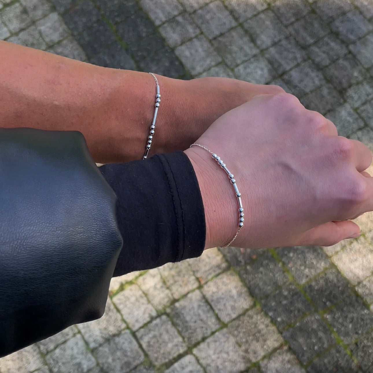 WORSE DOUBLE BRACELET | 925 SILVER GOLD PLATED