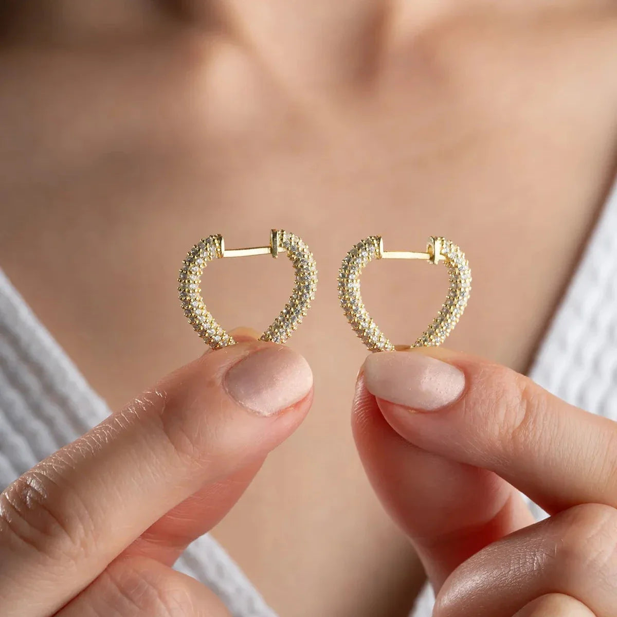 HEART ZİRKON KÜPE