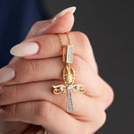 SCARAB ANKH KOLYE