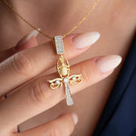SCARAB ANKH KOLYE