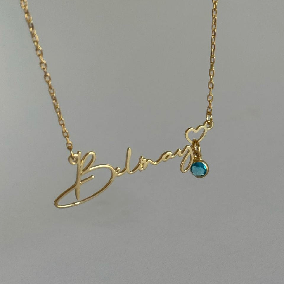 DOĞUMTAŞI İSİMLİ KOLYE II