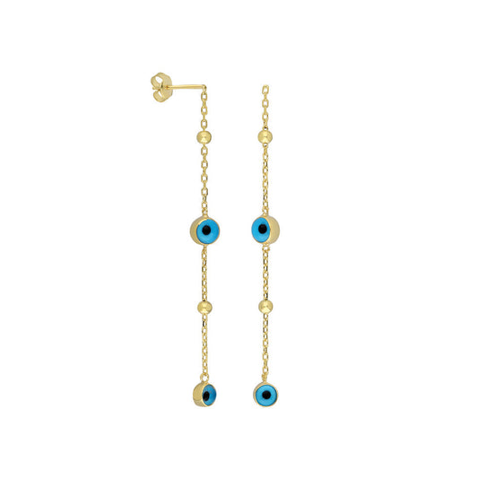 BULLET NAZAAR EARRING | SILVER GOLD PLATED