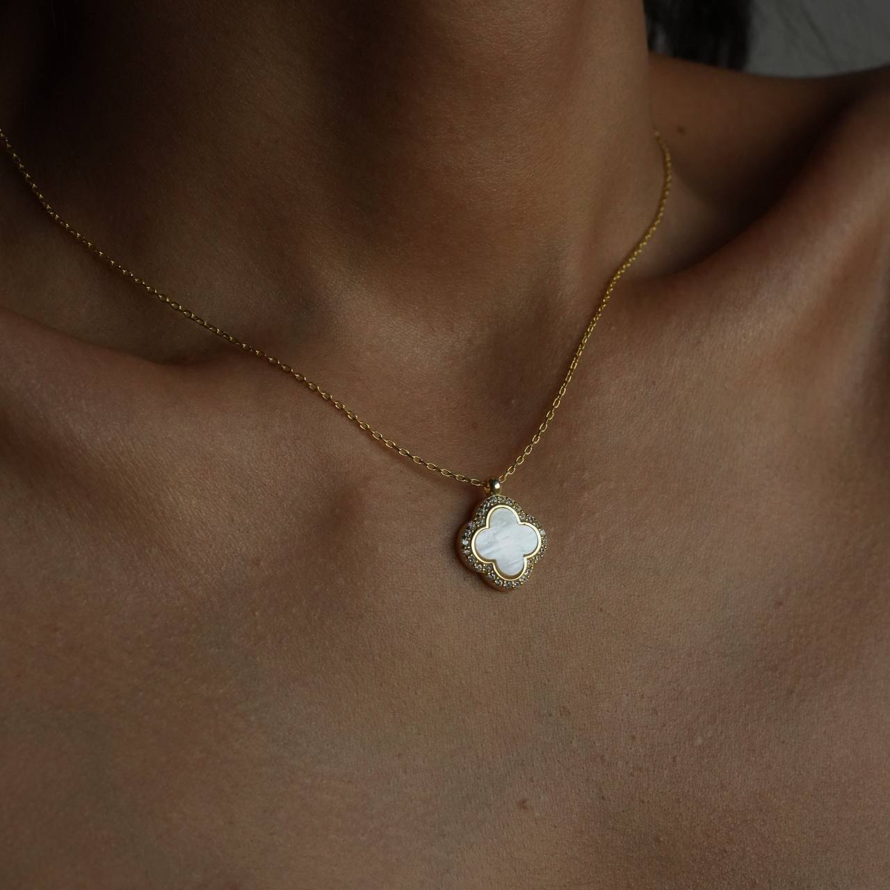 OPAL ZİRKON TAŞLI KOLYE