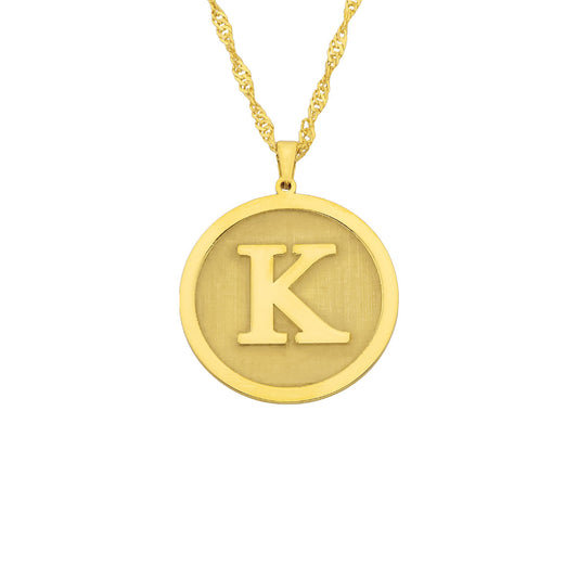 Buchstaben Engraved Kette (7017379364909)