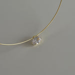 OVAL TAŞ CHOCKER