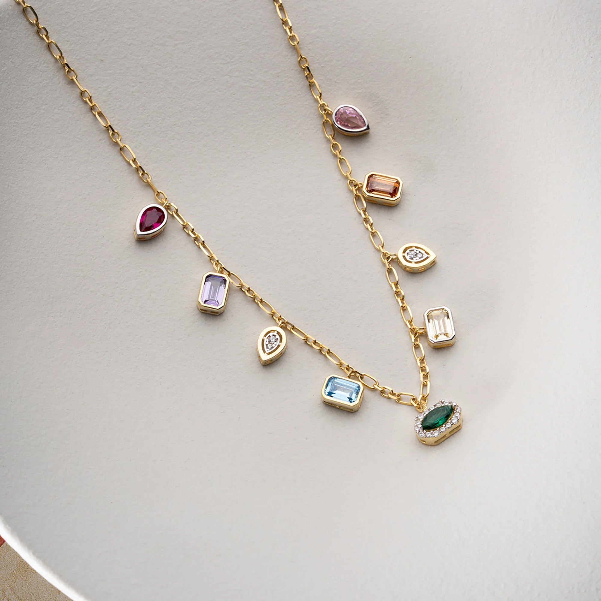 Leira Necklace | 925 Silver Gold Plated