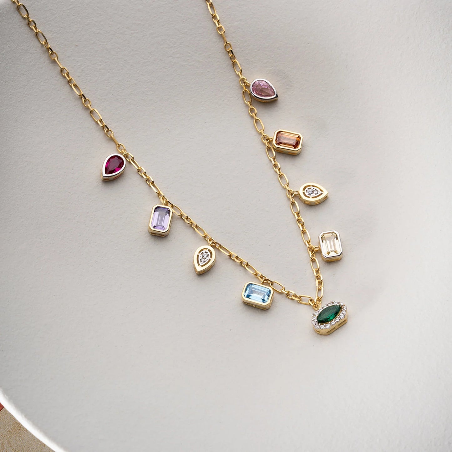 Leira Necklace | 925 Silver Gold Plated