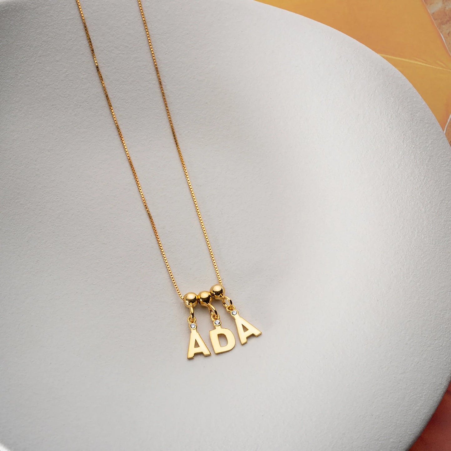 Amor Name Necklace | 925 Silver Gold Plated