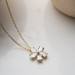 TAŞLI PAPATYA KOLYE