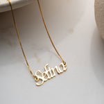 KÜP ZİNCİRLİ İSİM KOLYE