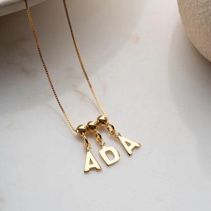 Amor Name Necklace | 925 Silver Gold Plated