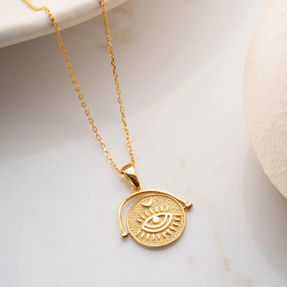 Vintage Mia Necklace | 925 Silver Gold Plated