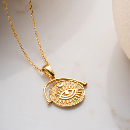 Vintage Mia Necklace | 925 Silver Gold Plated