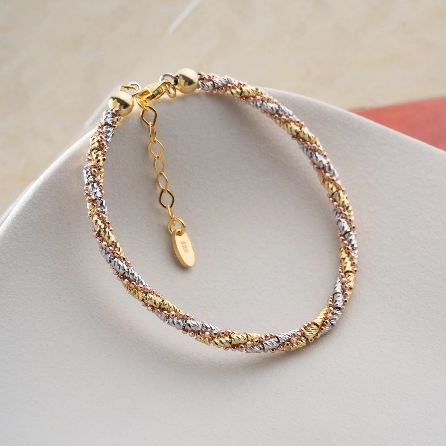 Tenu Dorika Bracelet | 925 Silver Gold Plated
