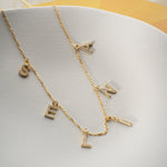 ZİRKON MİNİ HARFLİ CHOCKER KOLYE