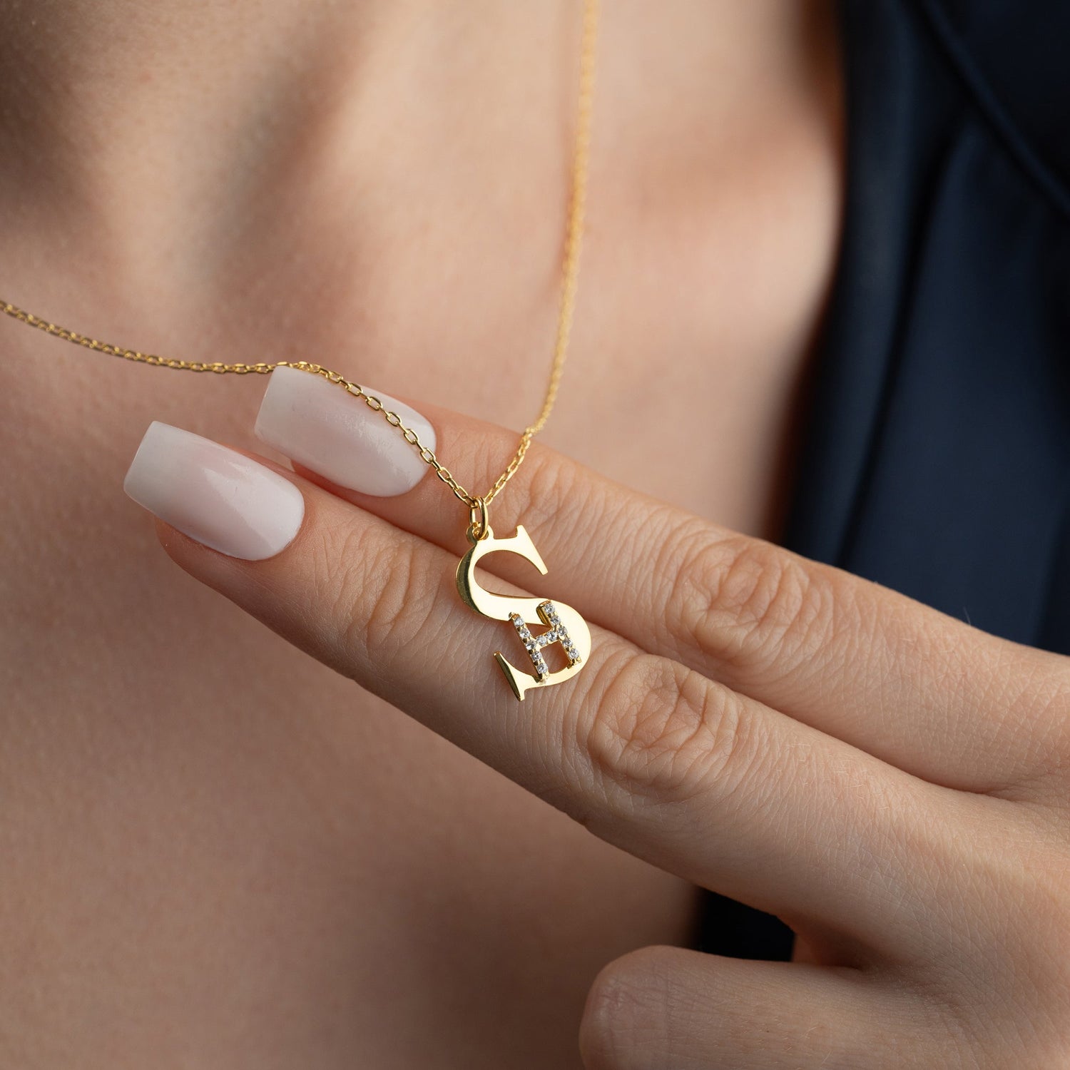 2 HARFLİ KOMBO KOLYE