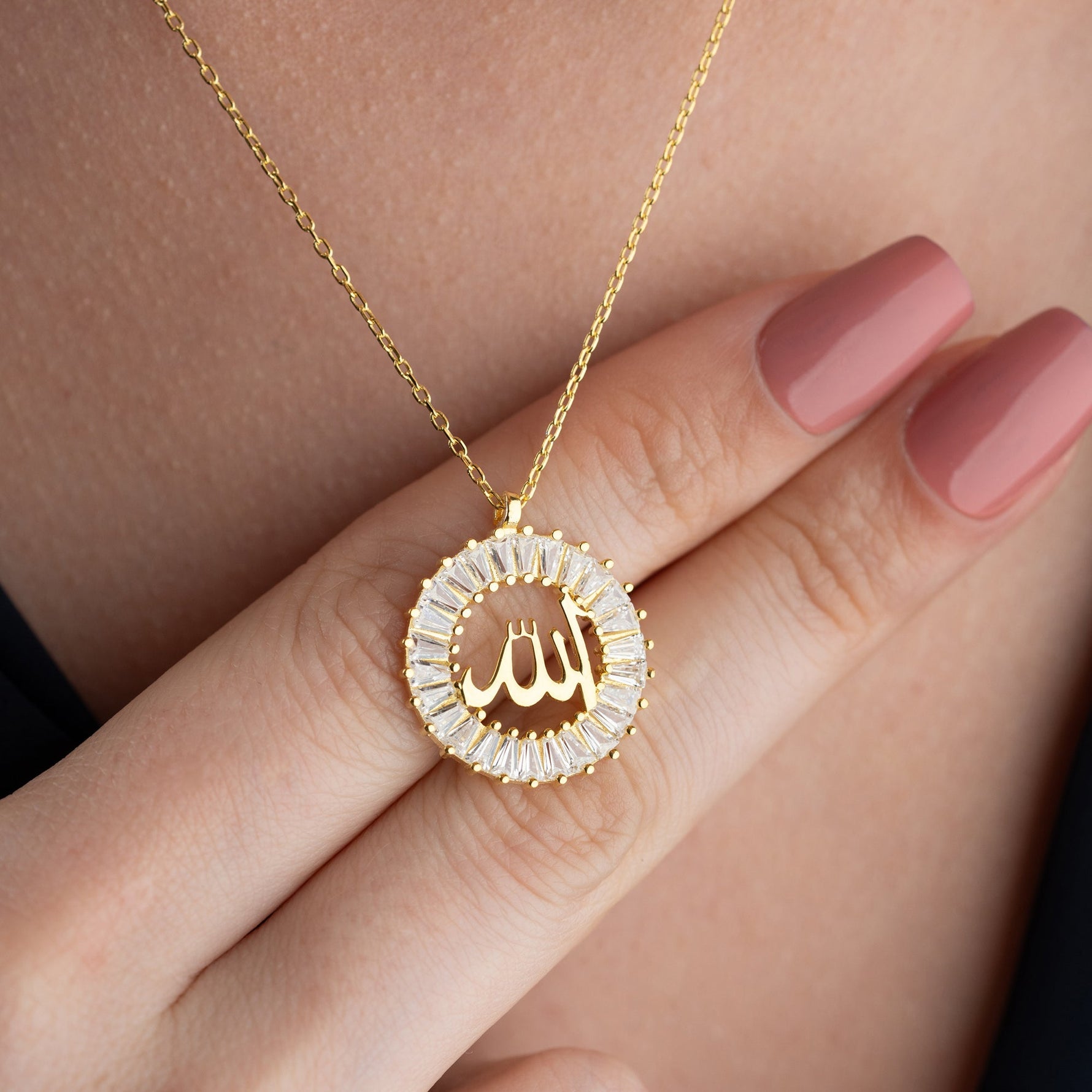 ALLAH TAŞLI KOLYE