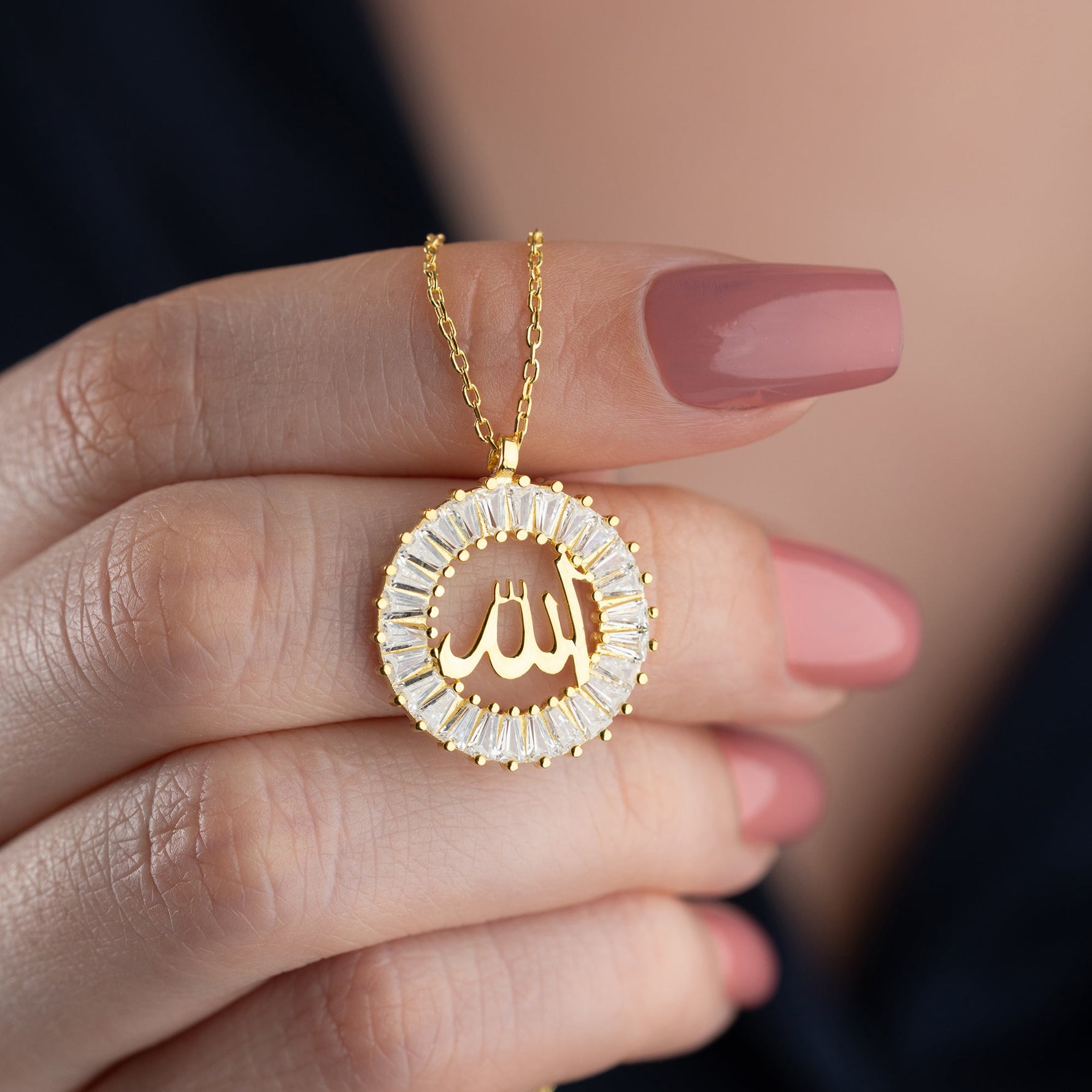 ALLAH TAŞLI KOLYE
