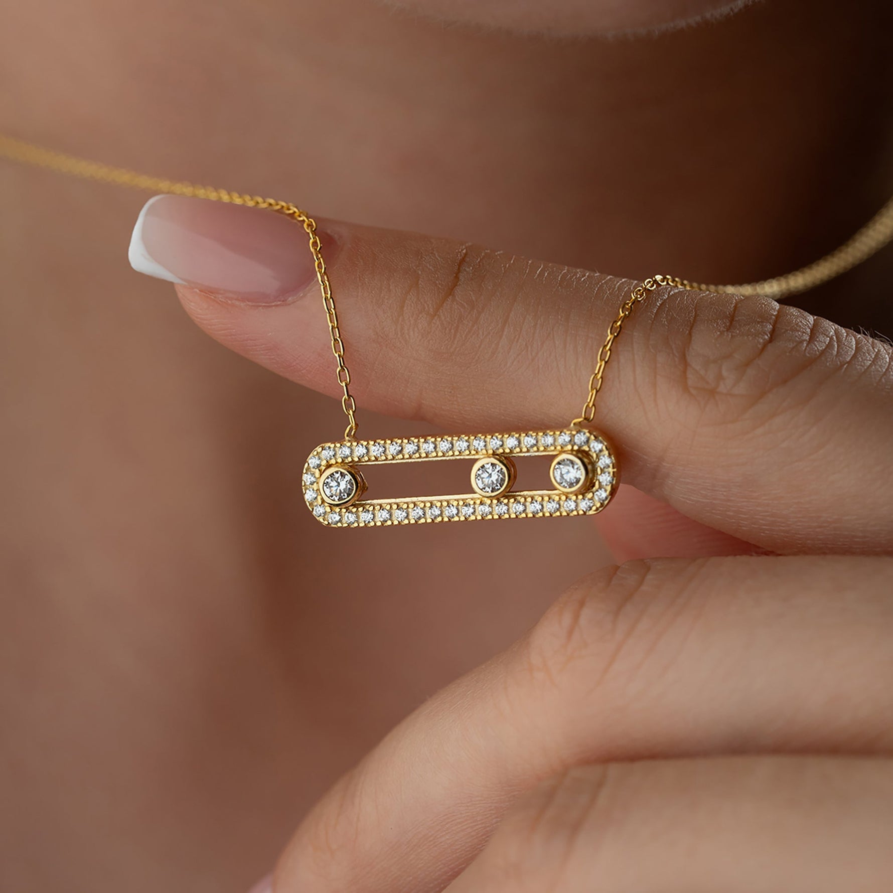 LUMİNA TAŞLI KOLYE