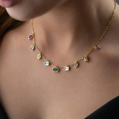 Leira Necklace | 925 Silver Gold Plated