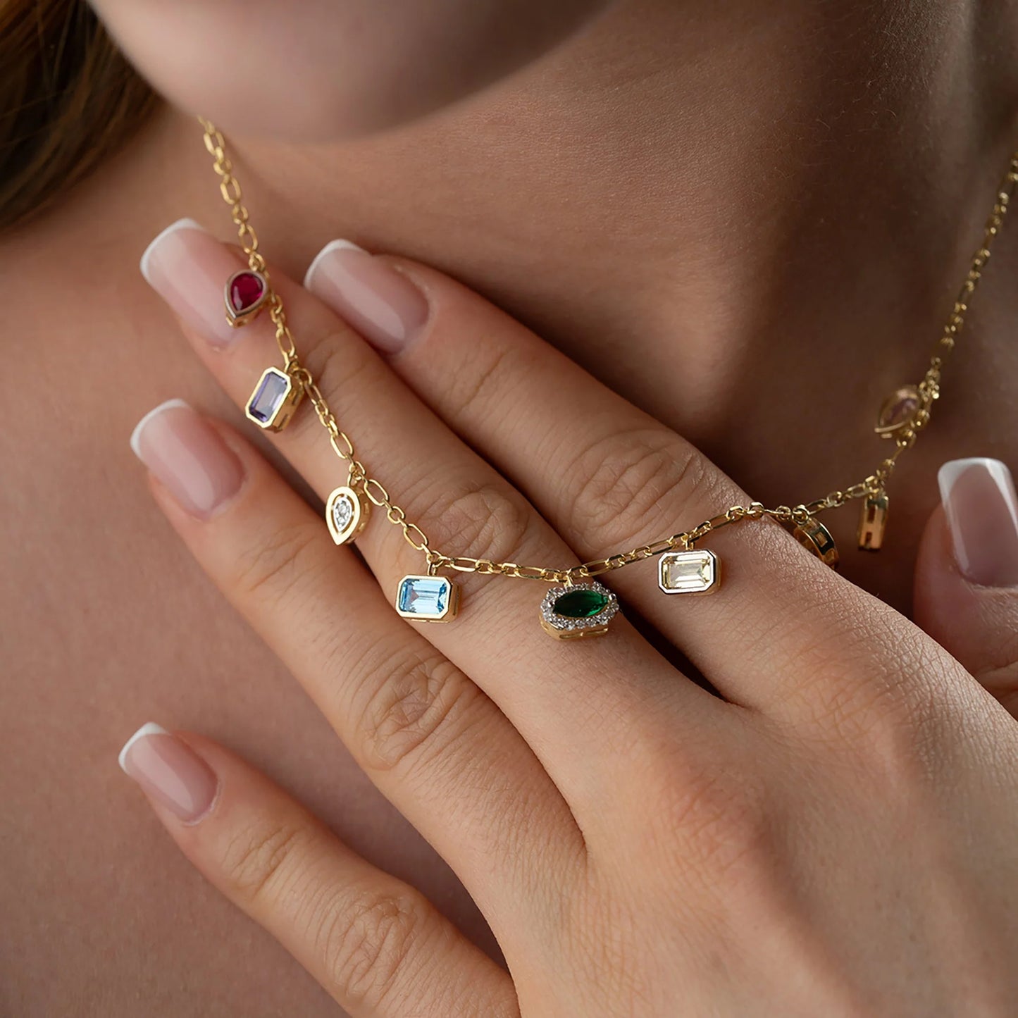 Leira Necklace | 925 Silver Gold Plated