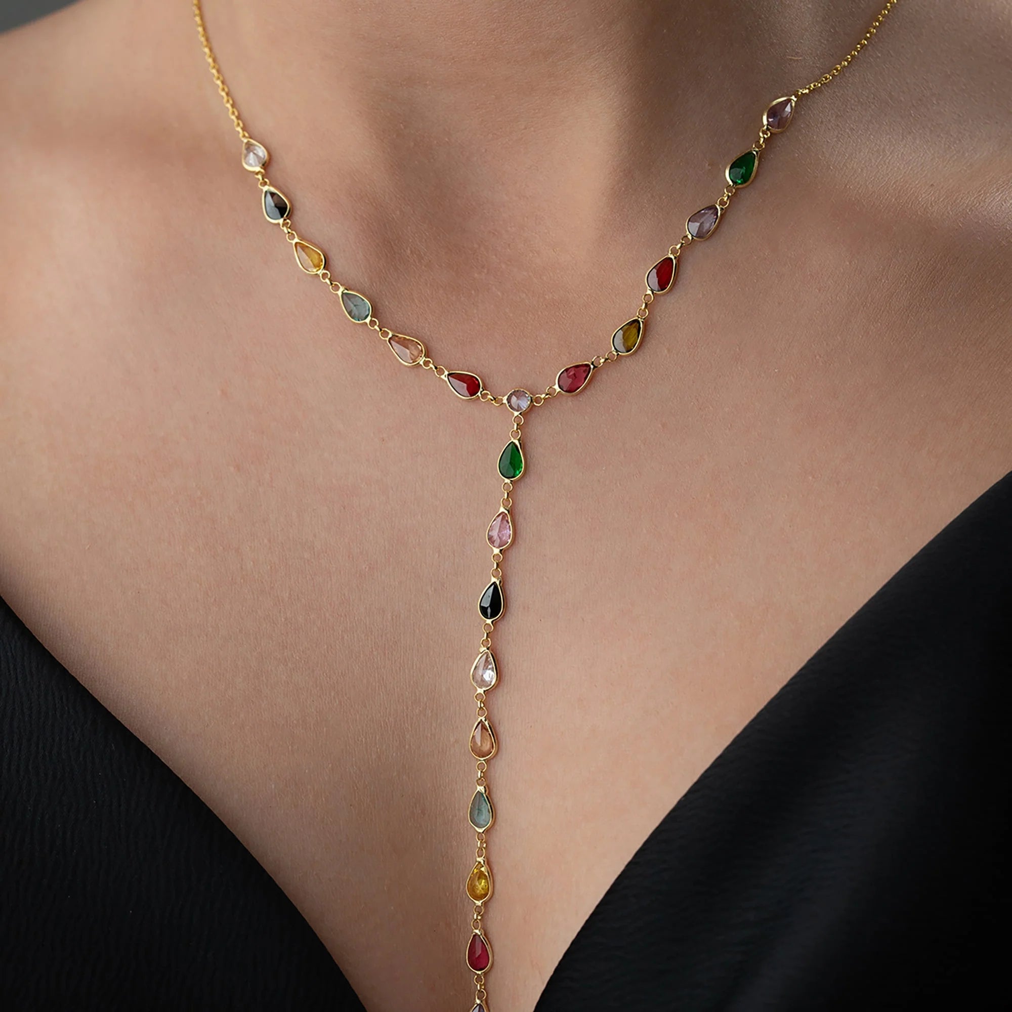 Venera Y Chain | 925 Silver Gold Plated