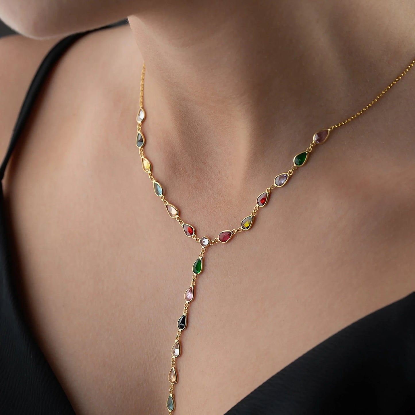 Venera Y Chain | 925 Silver Gold Plated