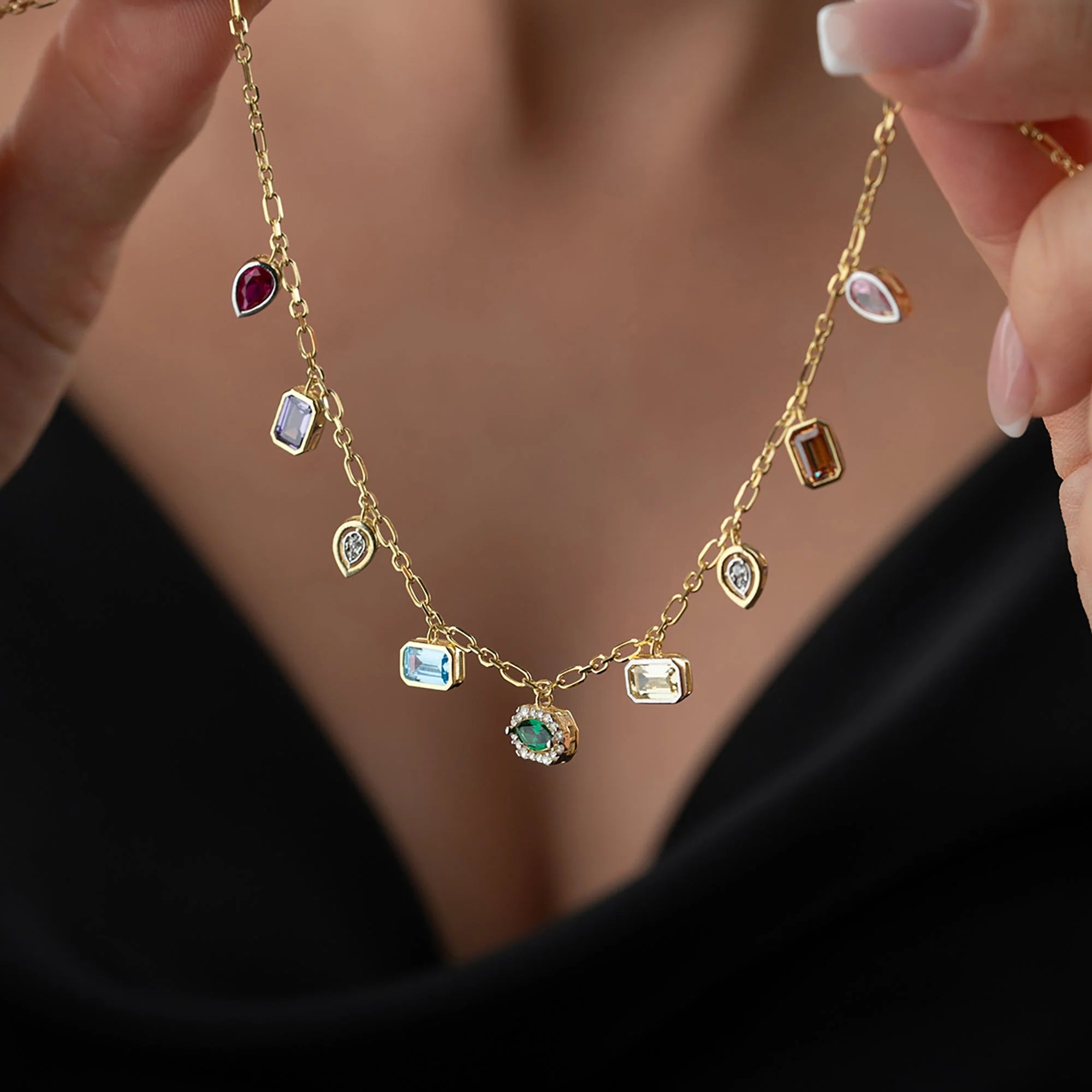 Leira Necklace | 925 Silver Gold Plated