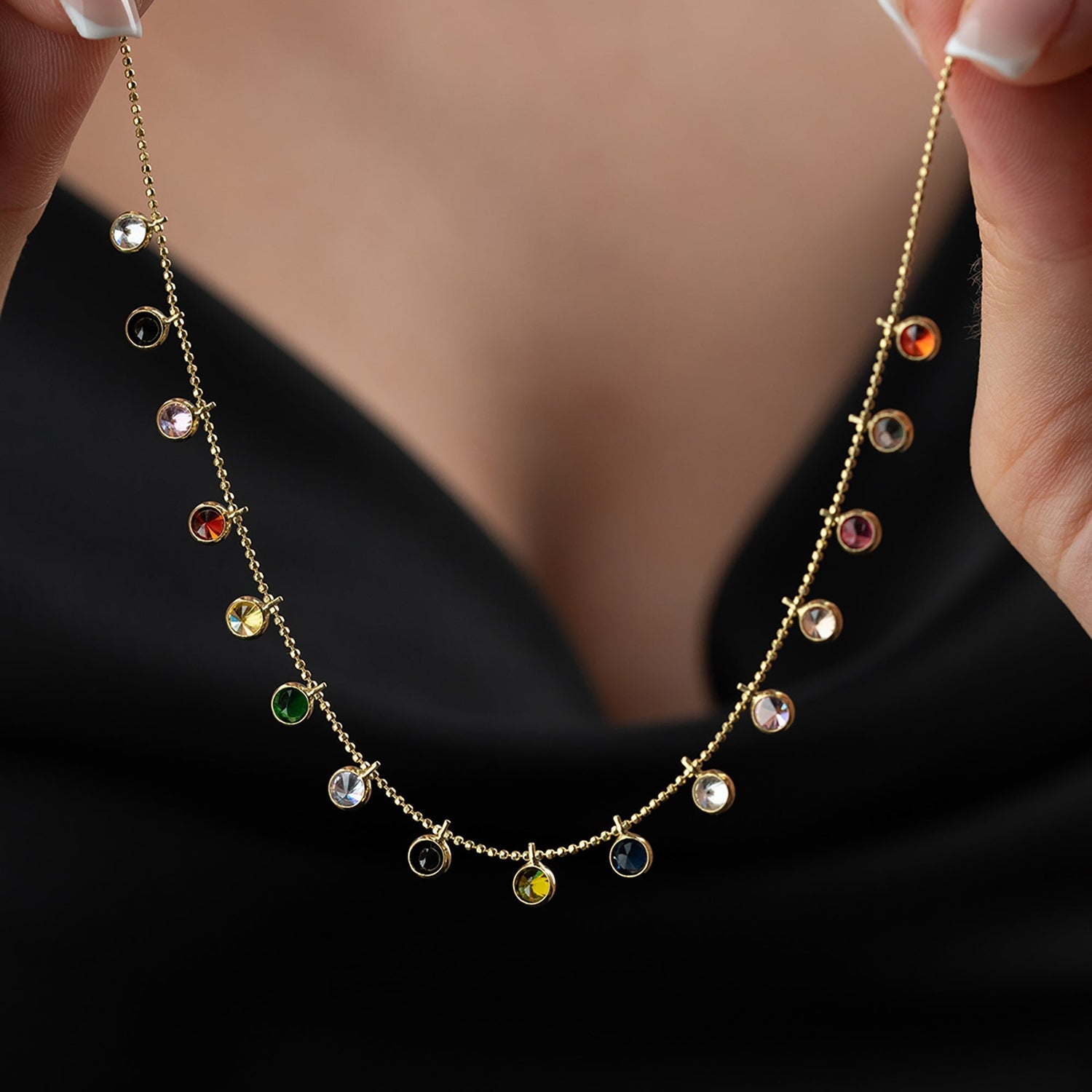 RENKLİ SİRİUS KOLYE