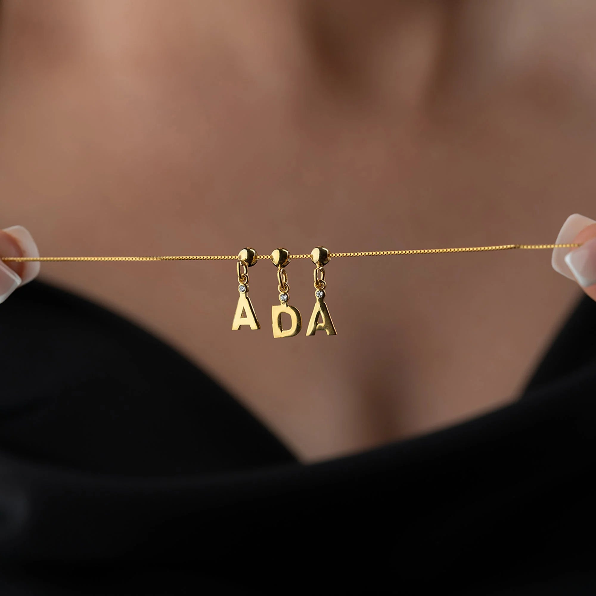 Amor Name Necklace | 925 Silver Gold Plated