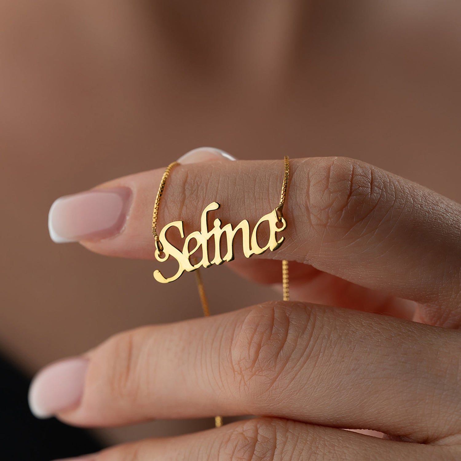 KÜP ZİNCİRLİ İSİM KOLYE