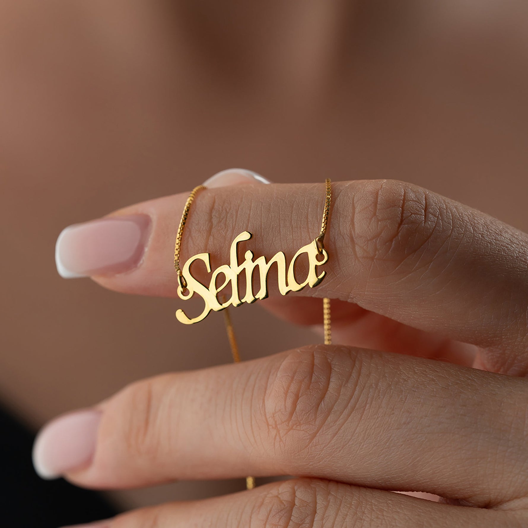 KÜP ZİNCİRLİ İSİM KOLYE