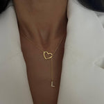 HARF SALLANTILI KALP KOLYE
