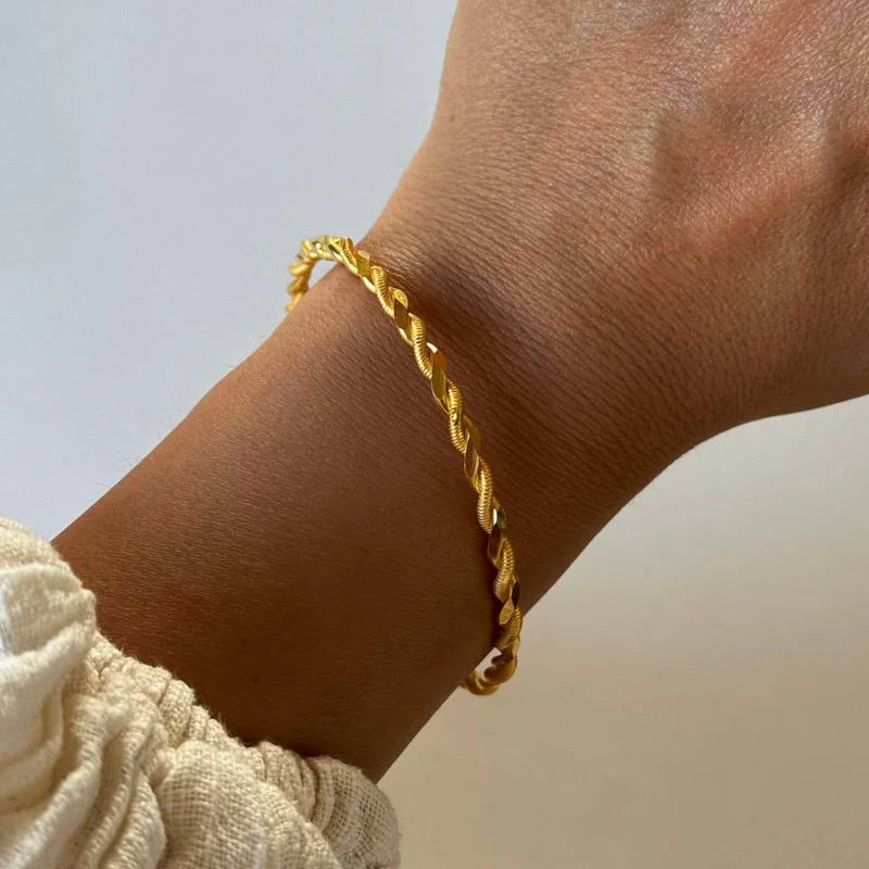 Burma Bracelets | 925 Silver Gold Plated