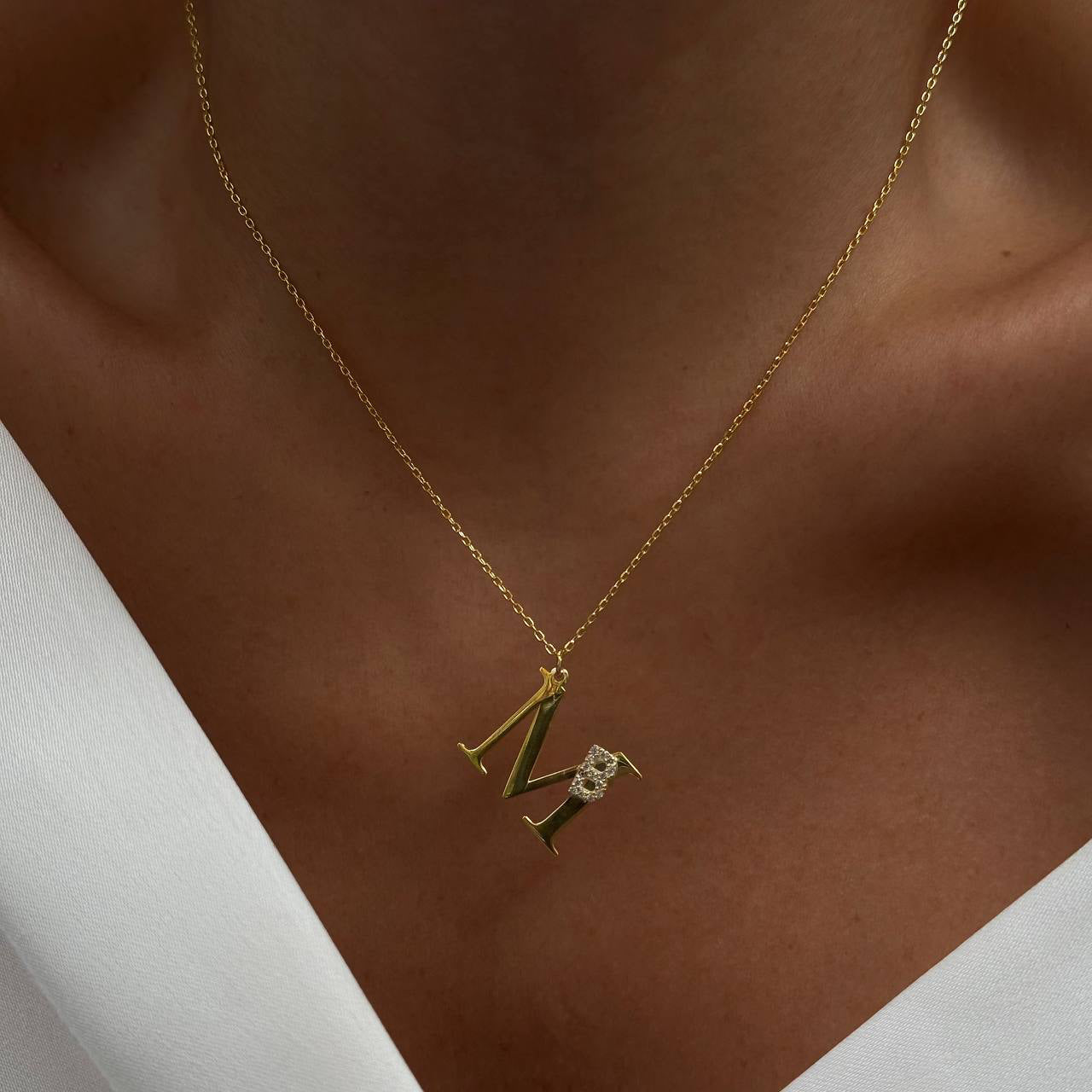 2 HARFLİ KOMBO KOLYE