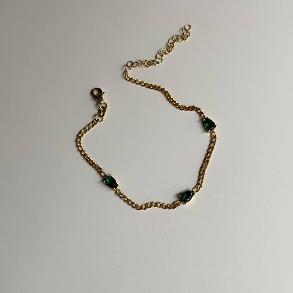 DAMLA GURMET BRACELET | 925 SILVER GOLD PLATED