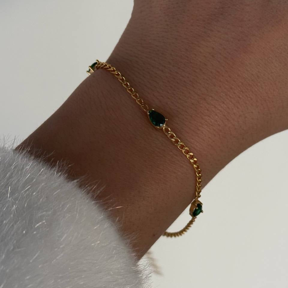 DAMLA GURMET BRACELET | 925 SILVER GOLD PLATED