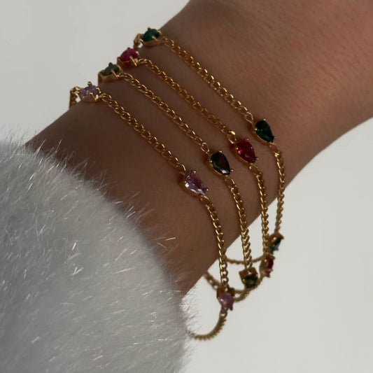 DAMLA GURMET BRACELET | 925 SILVER GOLD PLATED