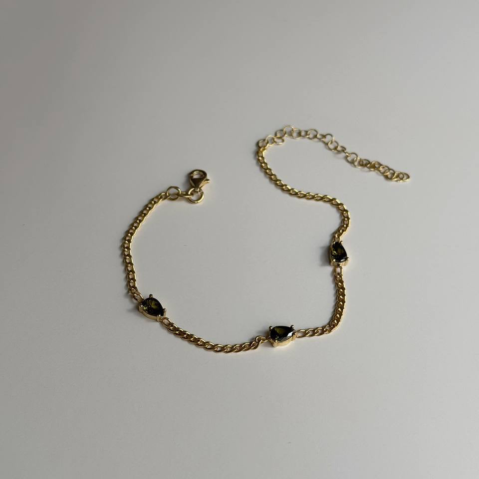 DAMLA GURMET BRACELET | 925 SILVER GOLD PLATED