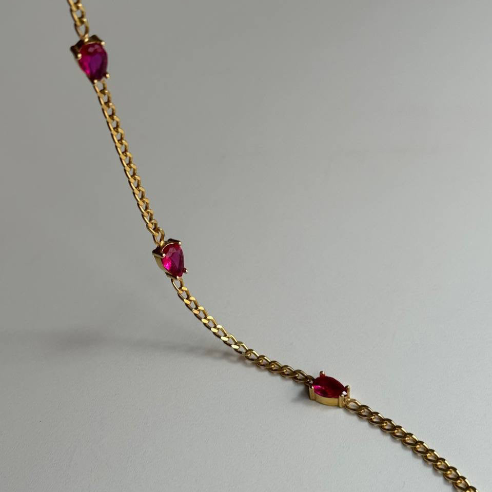DAMLA GURMET BRACELET | 925 SILVER GOLD PLATED