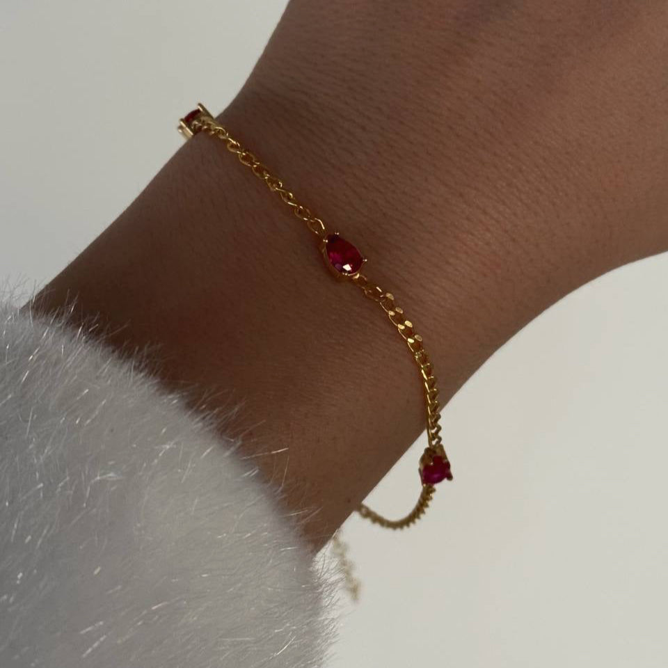 DAMLA GURMET BRACELET | 925 SILVER GOLD PLATED