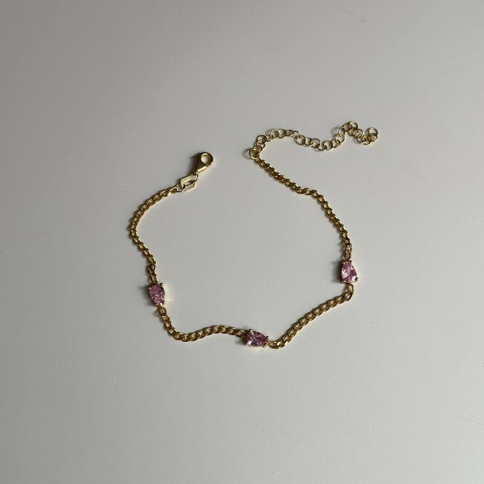 DAMLA GURMET BRACELET | 925 SILVER GOLD PLATED