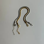 HACİMLİ SNAKE HARFLİ ÇİFT BİLEKLİĞİ